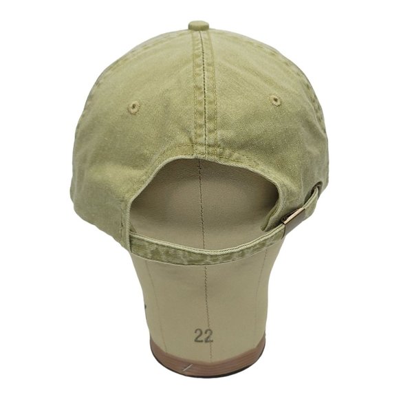 Anvil American Savings Bank Adjustable Cap Trucker Baseball Hat Blue Khaki - Picture 4 of 12